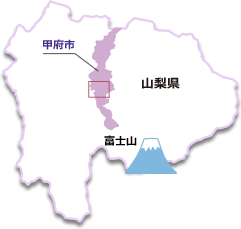 山梨県甲府市全地図